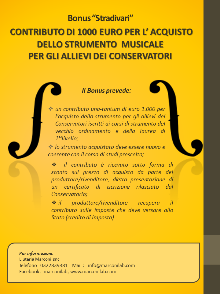 contributo stradivari